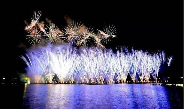 来龙湖公园,赏最美夜空_烟花_万载县_企业