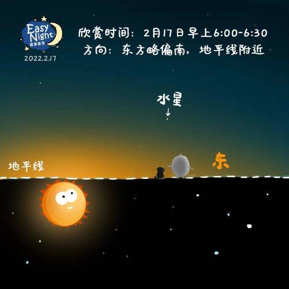 行星|星空有约|想看水星长啥样?机会来了!
