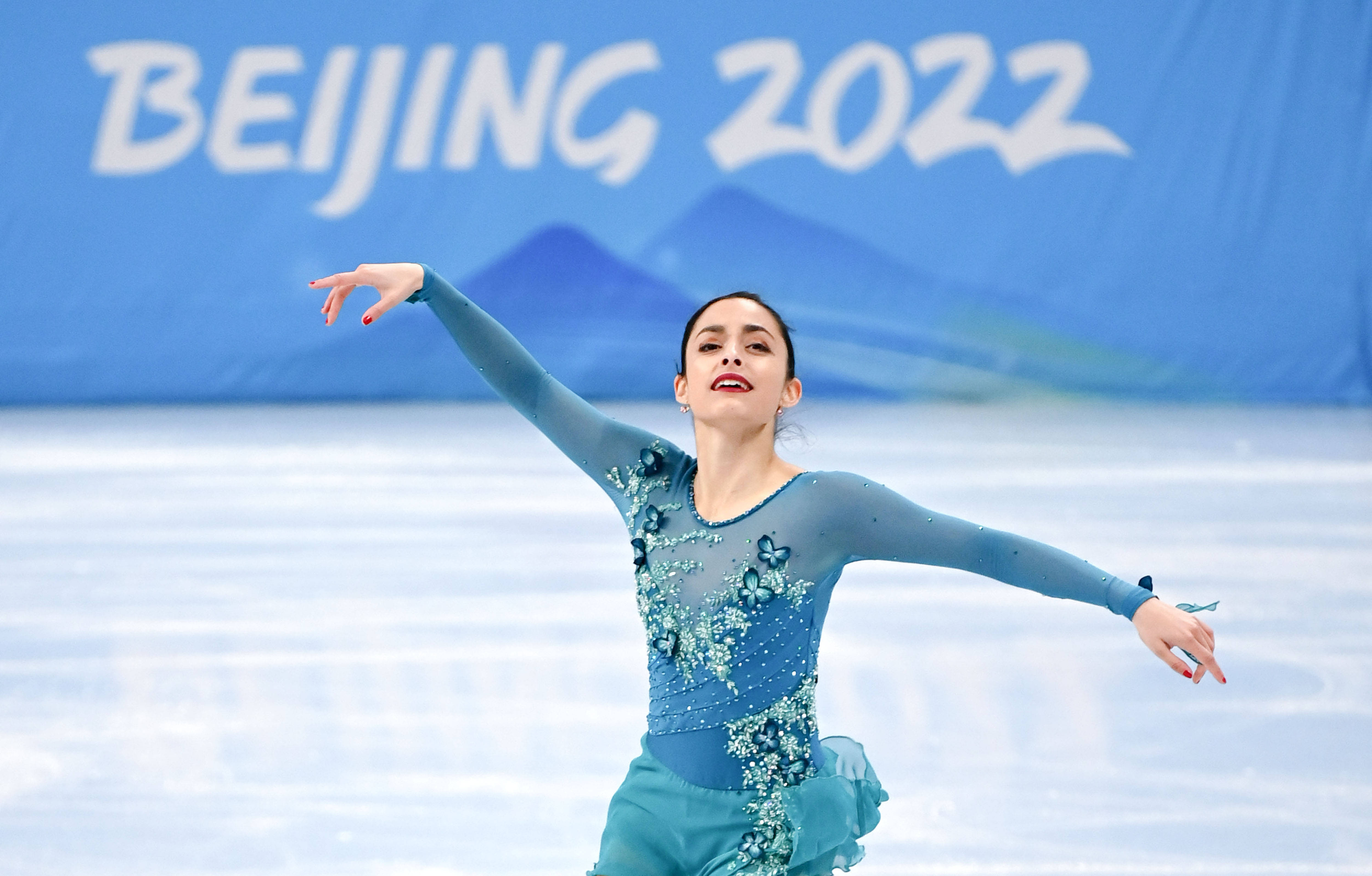 新华社记者 李一博 摄当日,北京2022年冬奥会花样滑冰女子单人滑自由