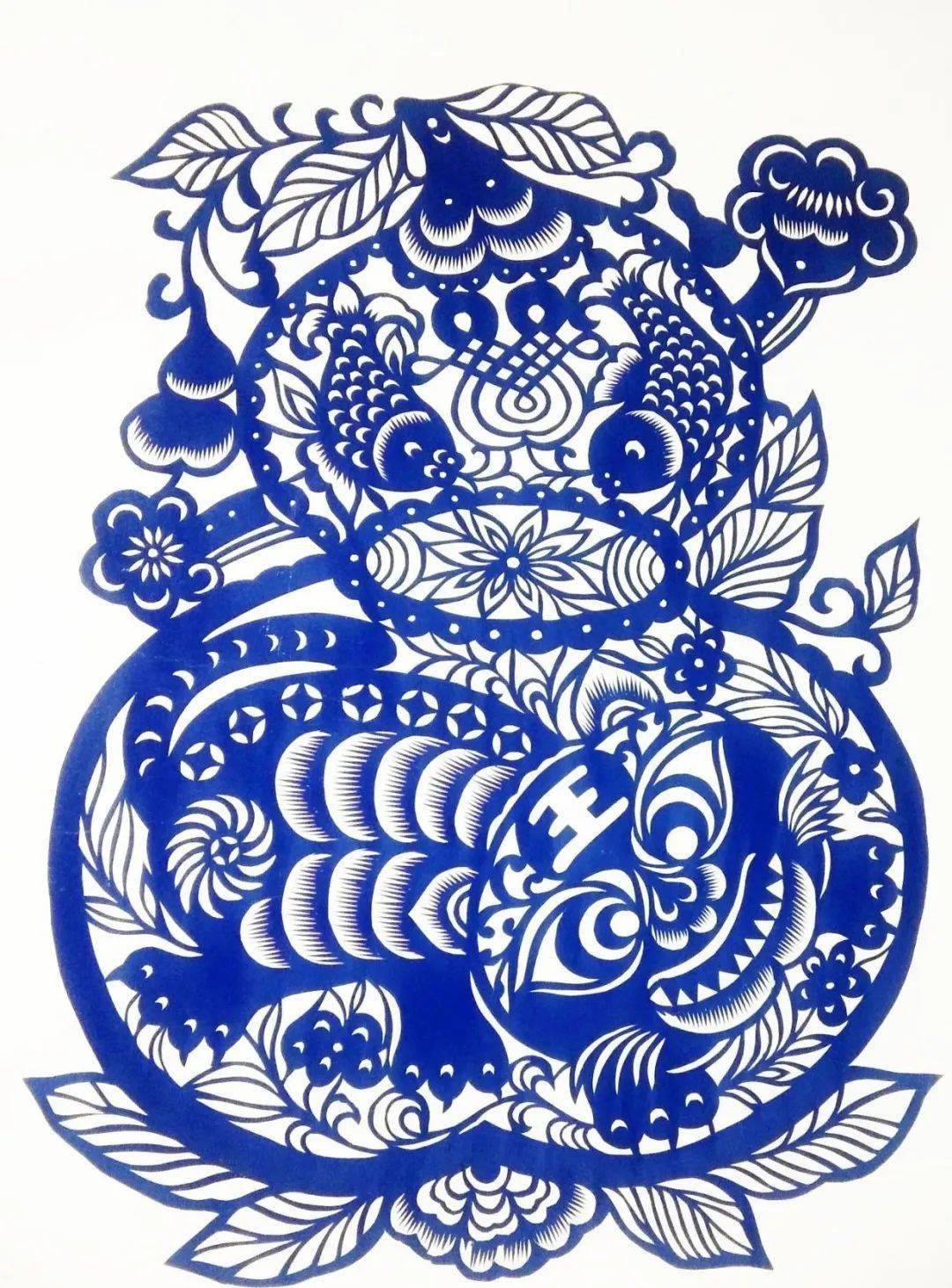 中国艺术报精选40副虎年剪纸作品