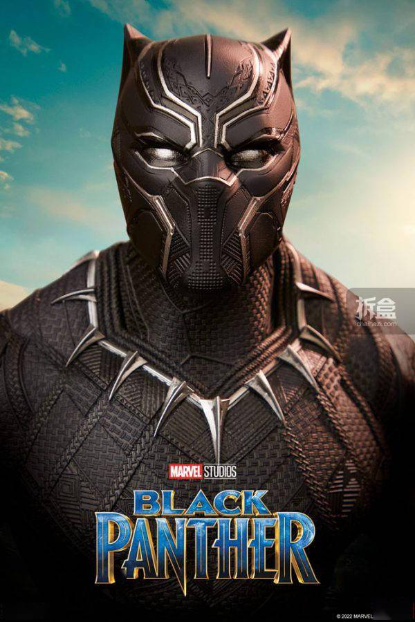 标志性SIDESHOW 1/4 MARVEL 漫威 BLACK PANTHER黑豹 电影GK雕像