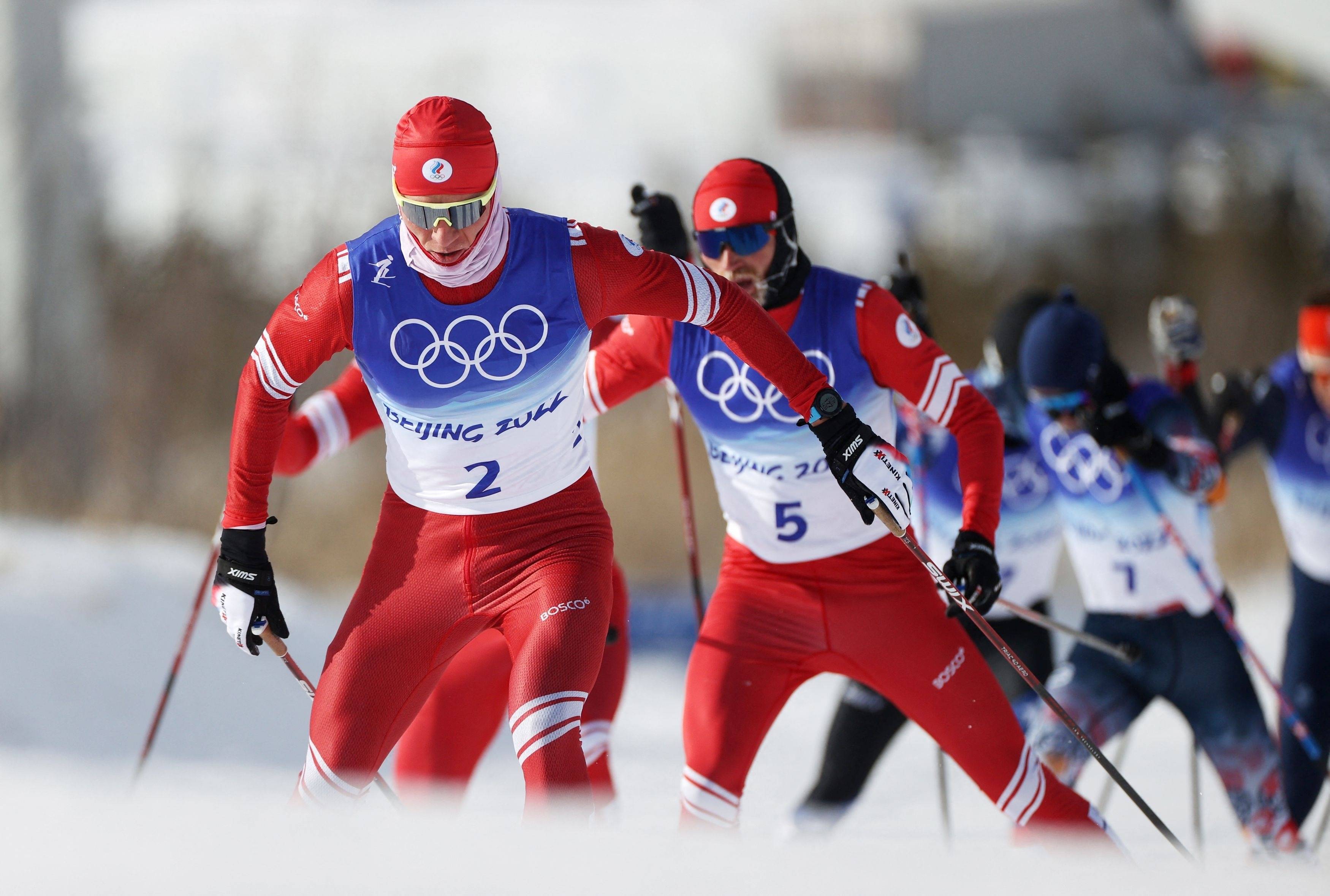 滑雪|俄罗斯奥运队选手获得越野滑雪男子50公里金牌