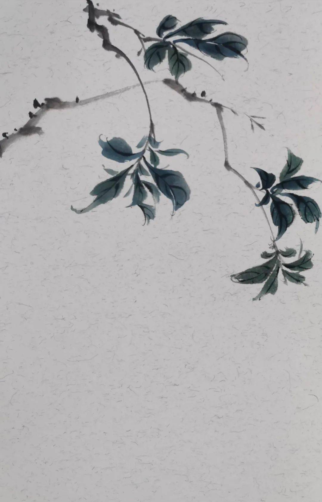 国画教程写意海棠春睡