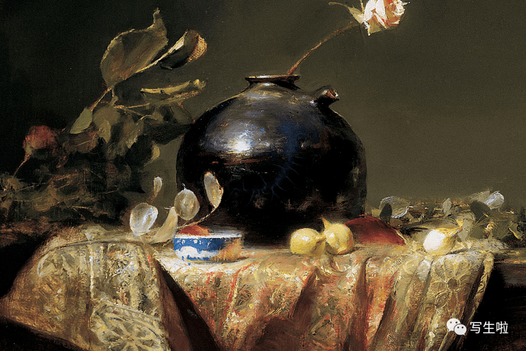 写生啦光影交织下的静物大卫61莱弗尔davidaleffel作品欣赏