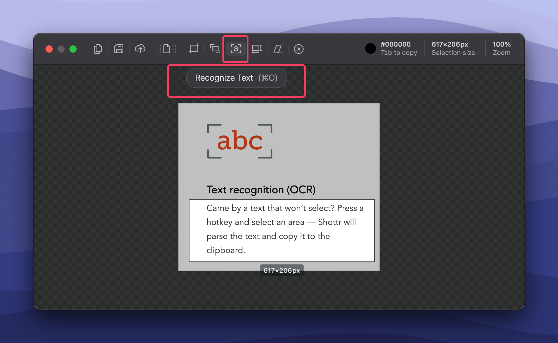 macOS 免费轻量级截图工具 Shottr,帮你滚动截长图、量像素、取色、OCR