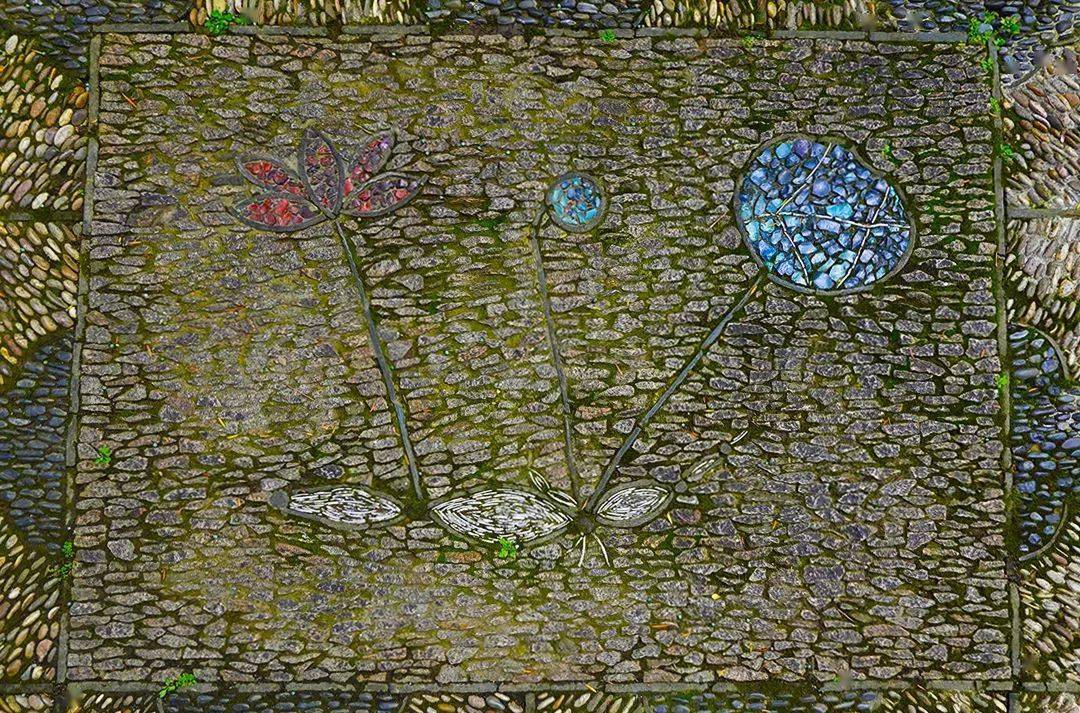 海棠|地上织绣，苏州园林的花街铺地