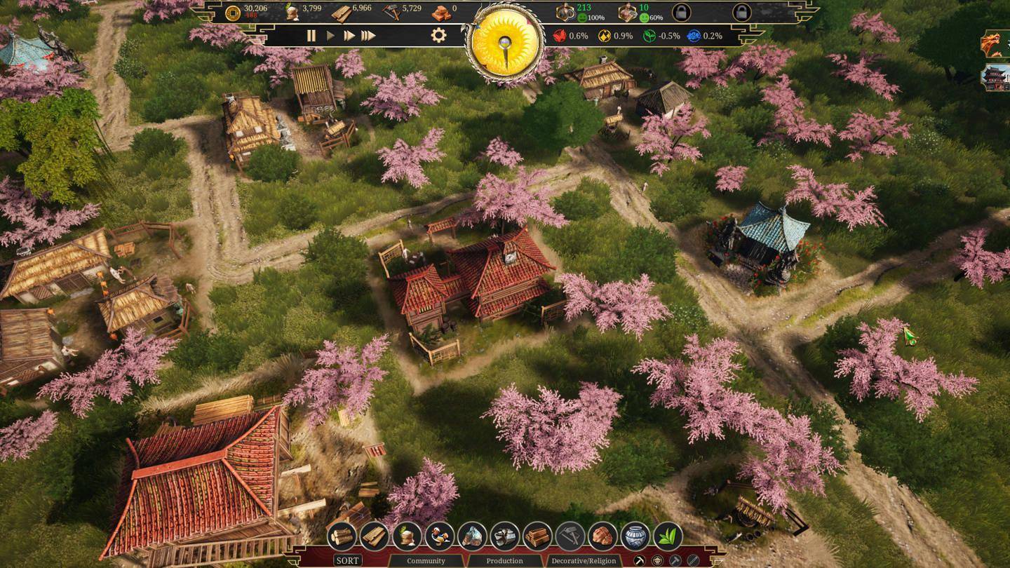 中国|中国风建造游戏《天朝上国》上架 Steam，推出免费试玩版
