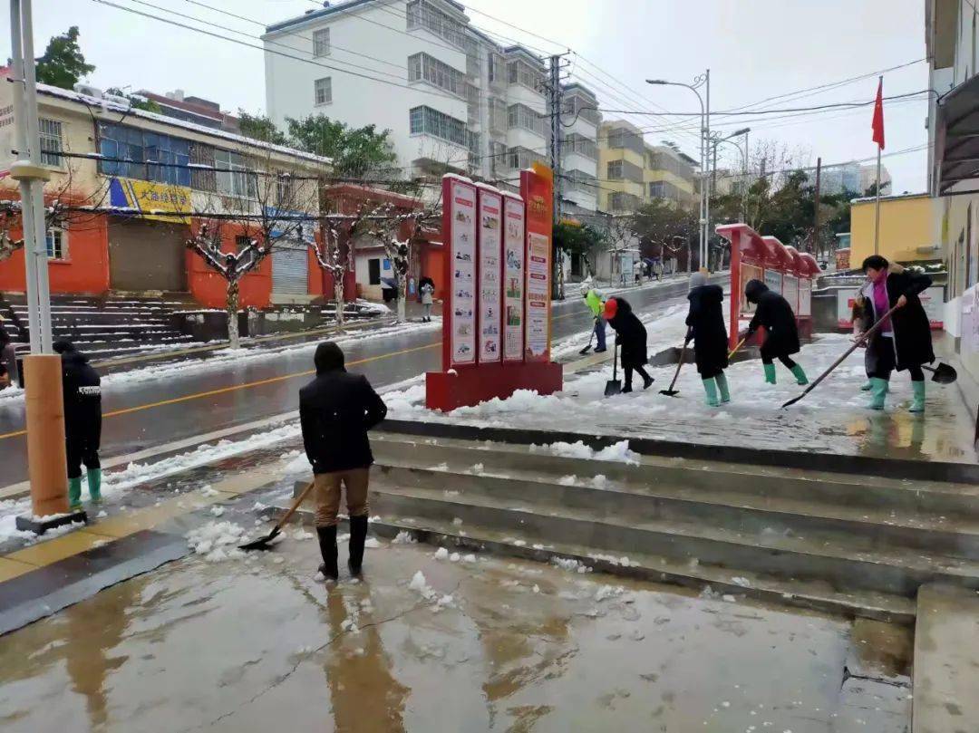 铜都街道四项举措做好防暴雪救灾工作
