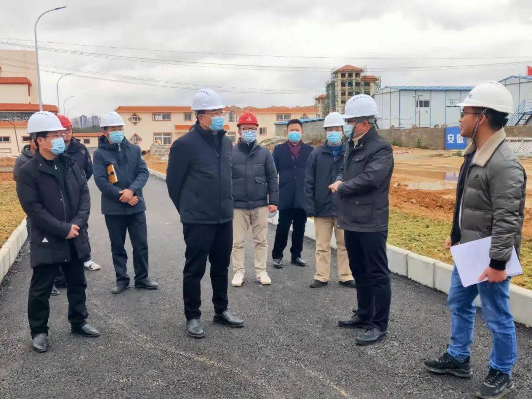 韦平到联系推进的重大项目调研