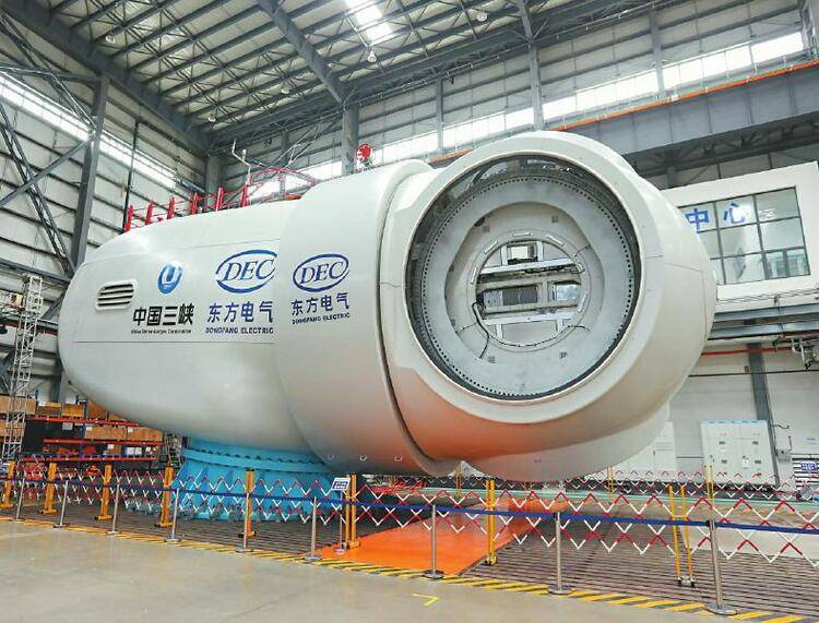 台风|在川央企自主研制 亚洲最大风电机组正式下线