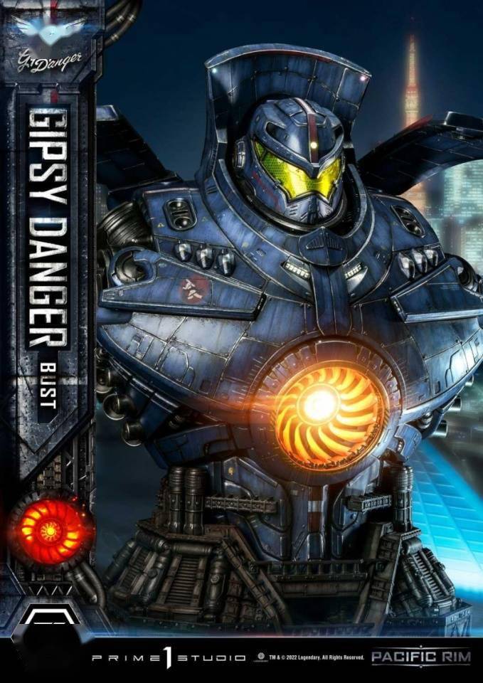 太平洋|模玩资讯：Prime 1 Studio《环太平洋》吉普赛危机 无比例巨大胸像