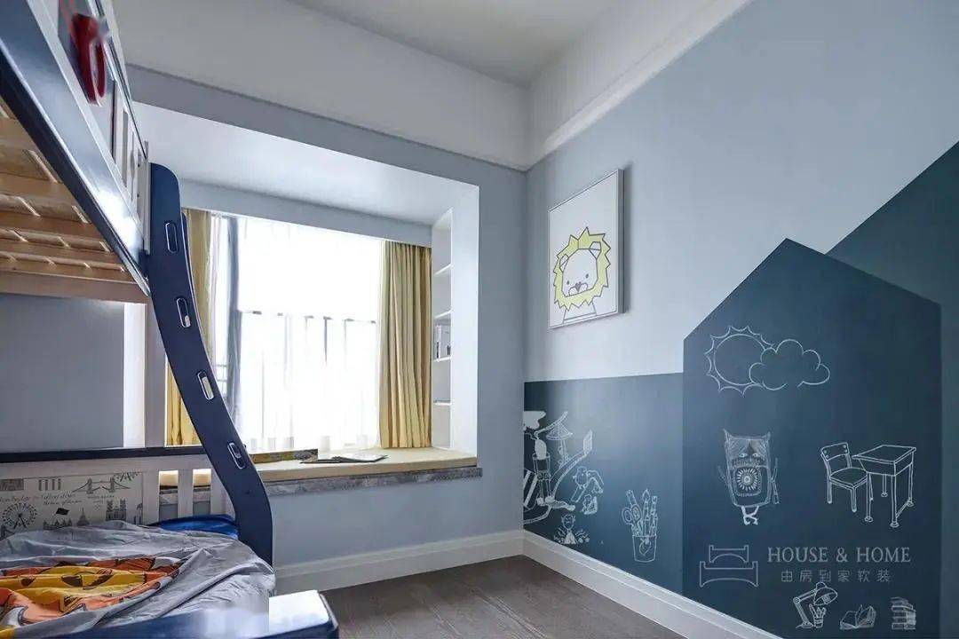 小户型儿童房墙面,只会刷粉色蓝色,out了!18种墙面装饰方案童趣十足