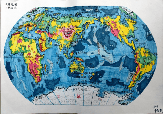 世界地图手抄报内容图片