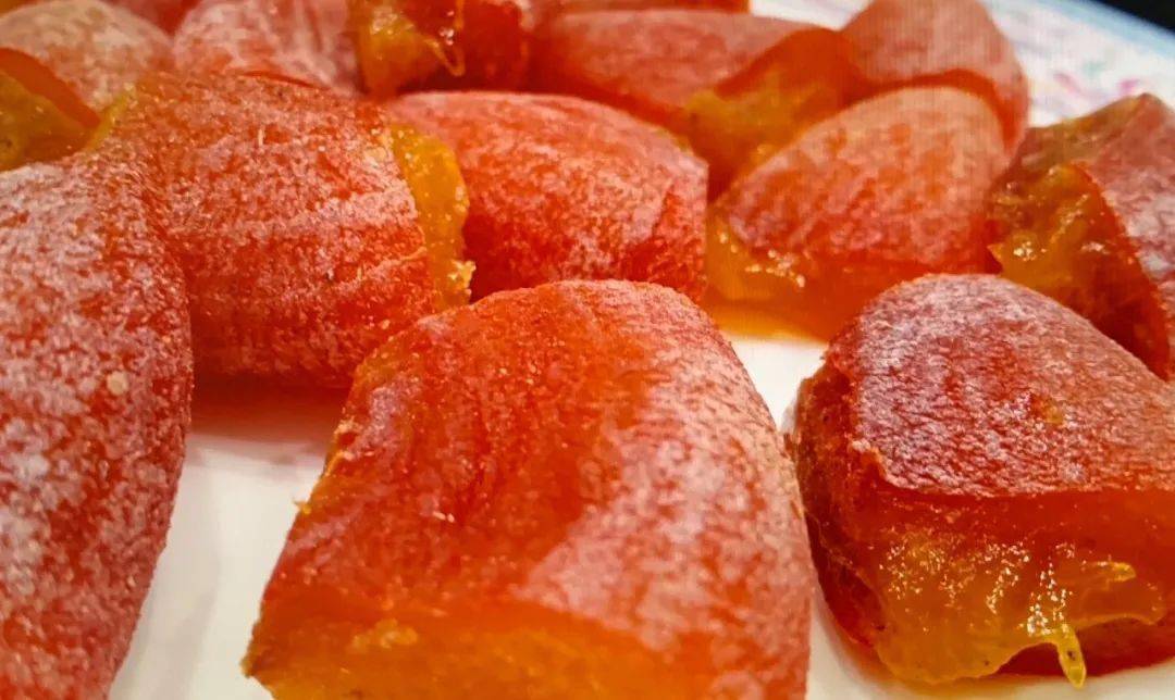 美食淄博寓意好口味佳甜蜜炸柿饼