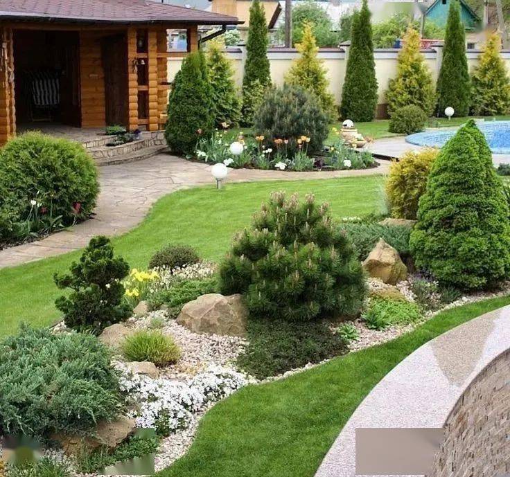 花园植物造景稳定与均衡这两点一定要注意