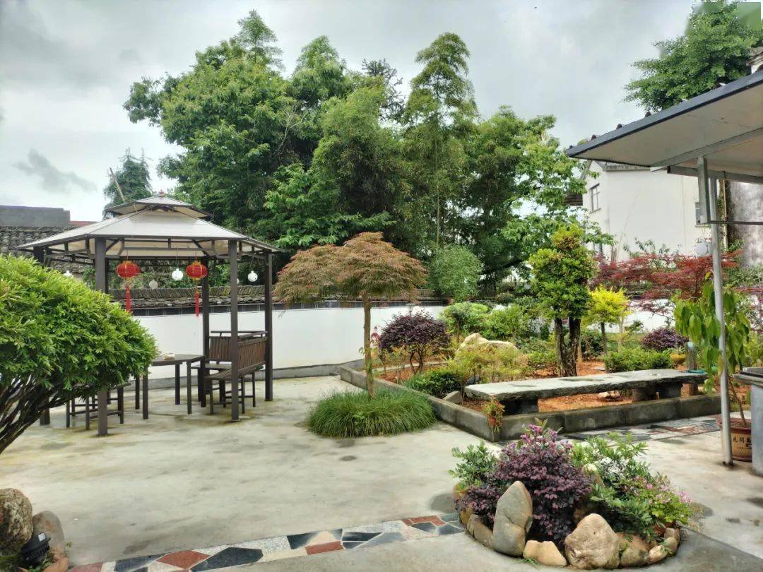 区县动态休宁县打造美丽乡村美丽庭院微风景