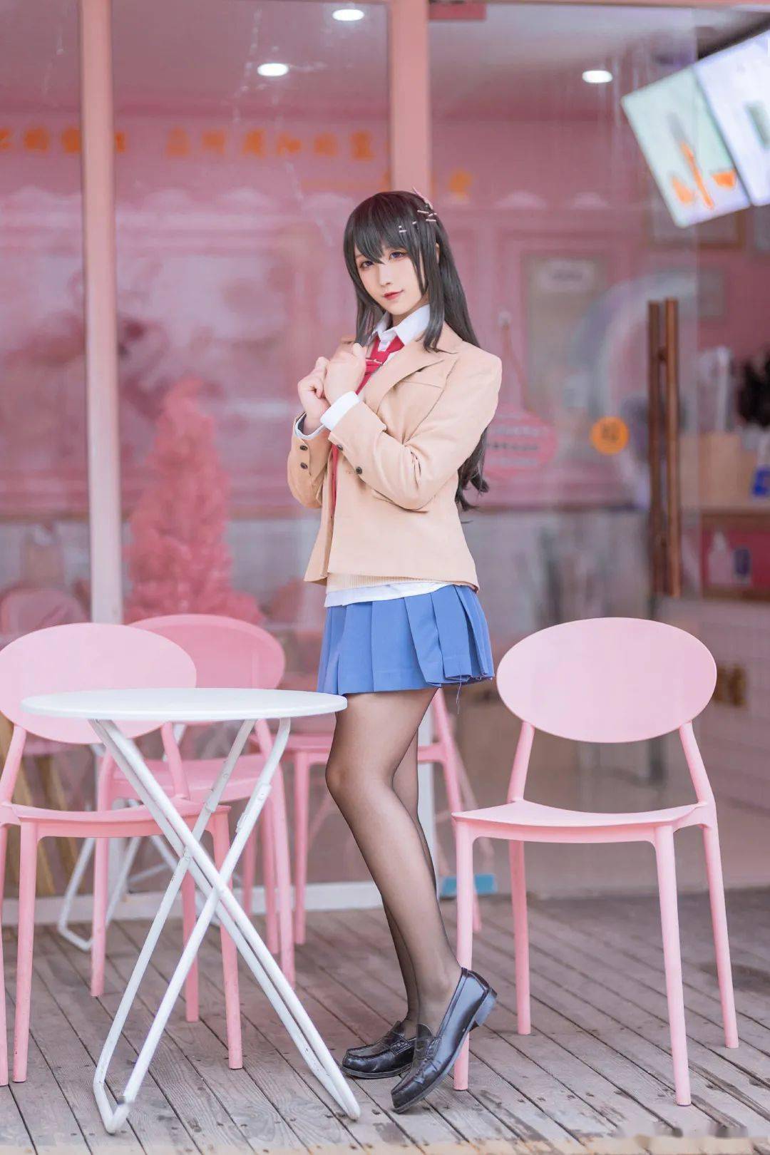 【二次元cos】气质校服美少女_jean-_版权_公众