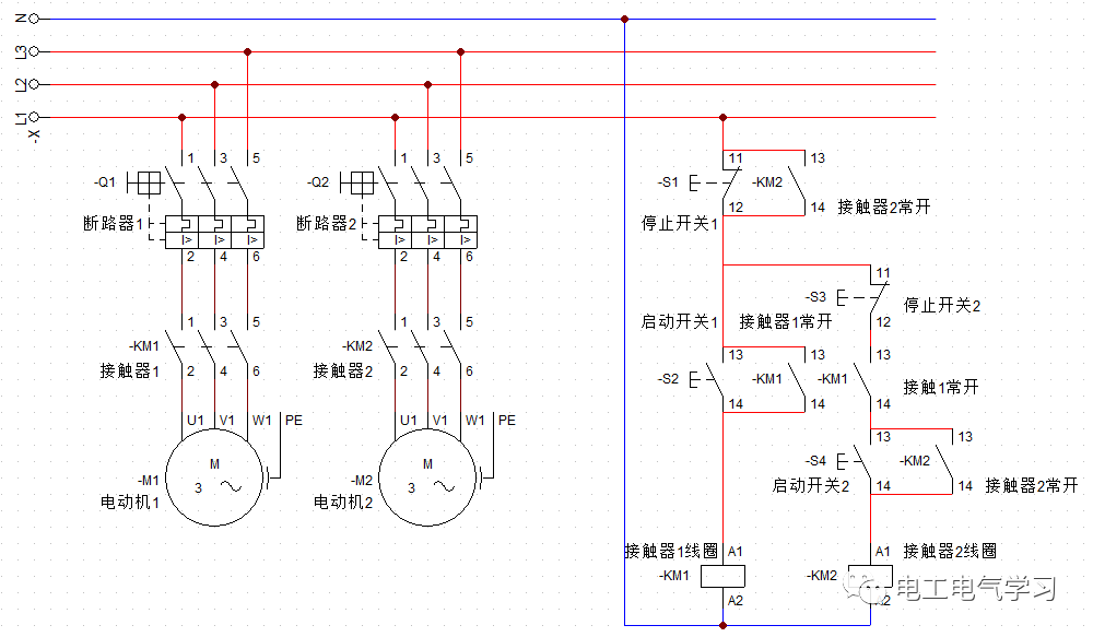 前面我講過了電機的自鎖電路和互鎖電路,而在我們工作中還會經常碰到