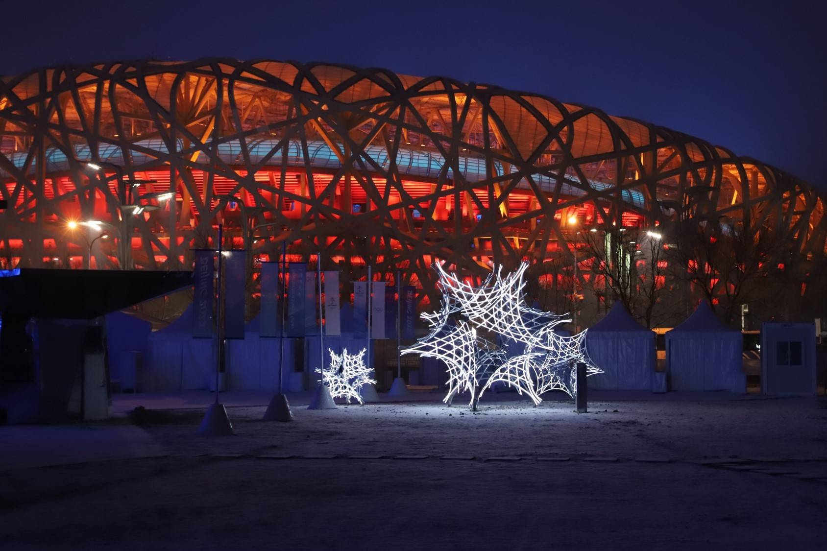 雪花仿生建筑图片