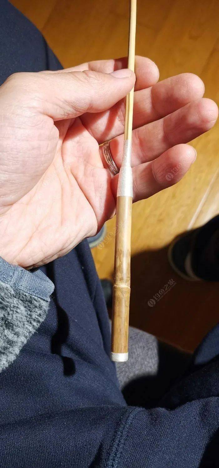 路边捡支金竹做支钓虾小杆