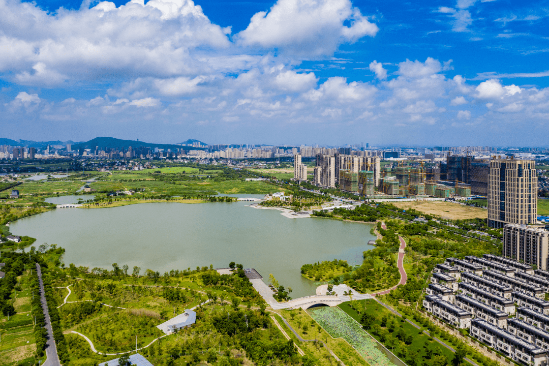 海宁许村龙渡湖图片