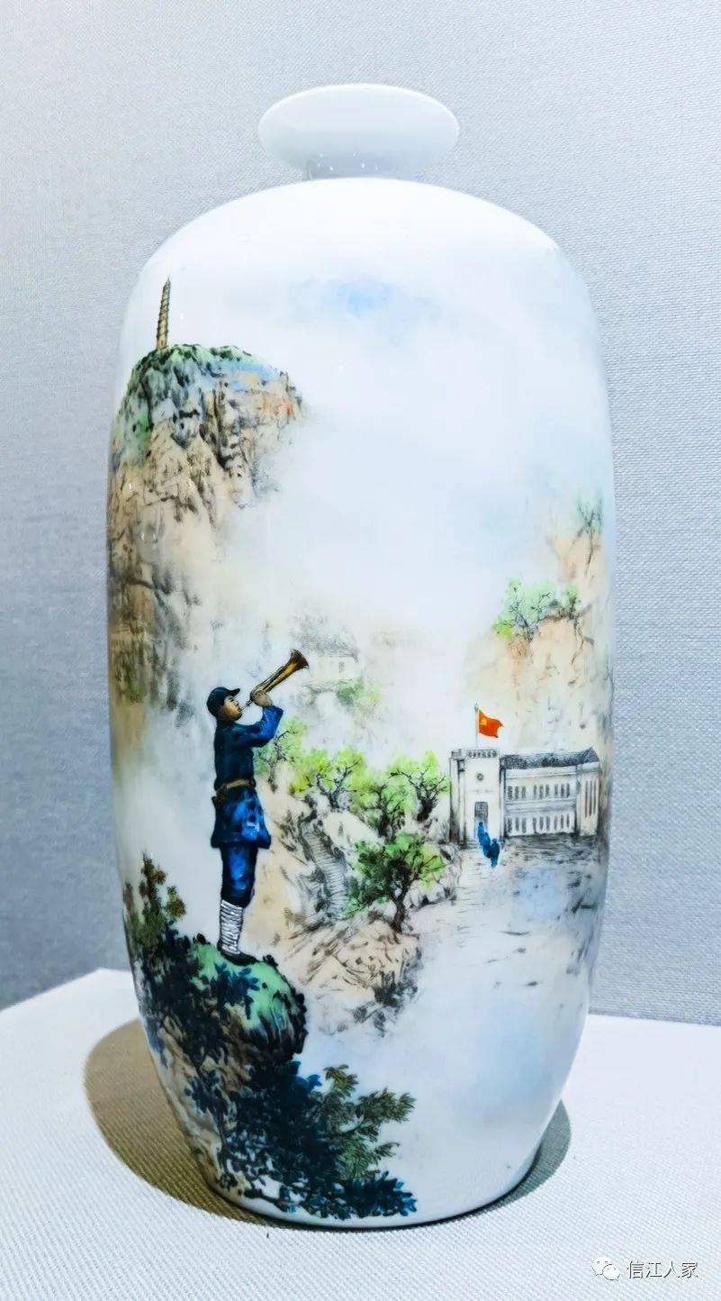 瓷都景德镇建党百年瓷艺展上