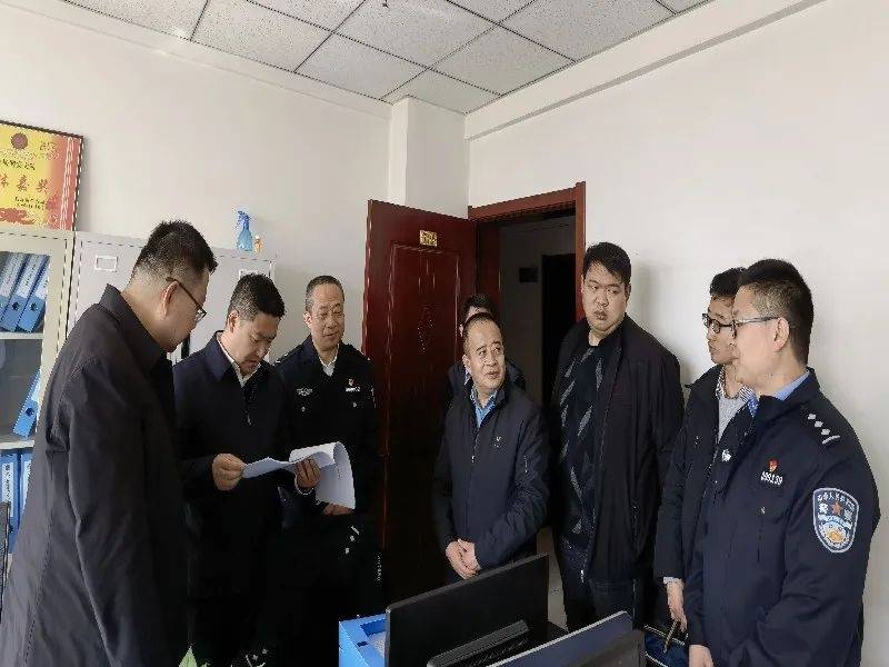 赵海忠调研指导永靖县网安工作