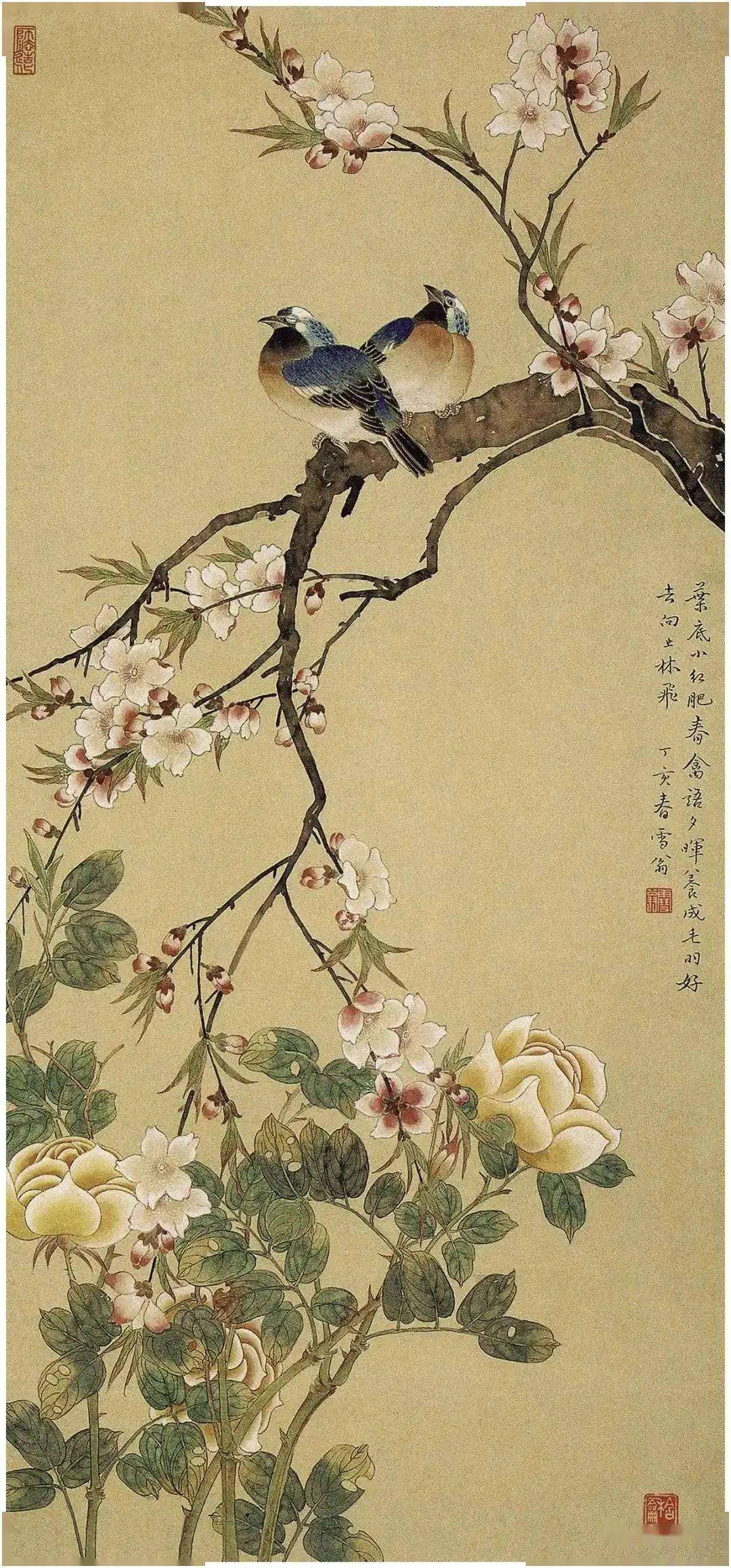 历代名家画春花高清80图