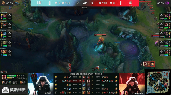 主动|LOL-LPL：Qiuqiu瑟提强手裂颅屡立奇功，AL以下克上2-1掀翻EDG