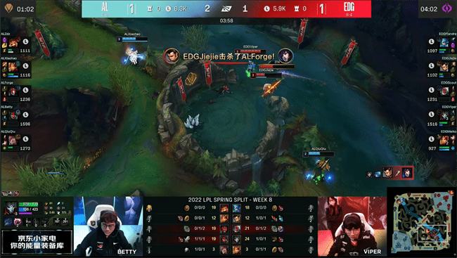 主动|LOL-LPL：Qiuqiu瑟提强手裂颅屡立奇功，AL以下克上2-1掀翻EDG