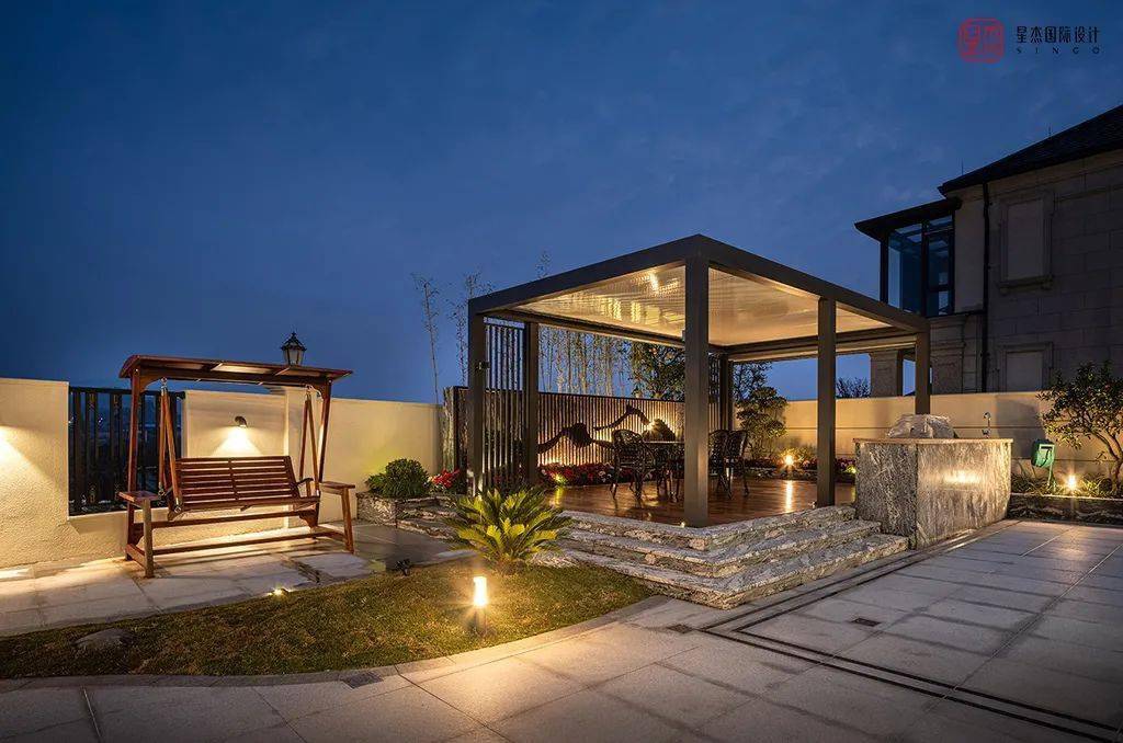 别墅庭院这样设计实用又美观