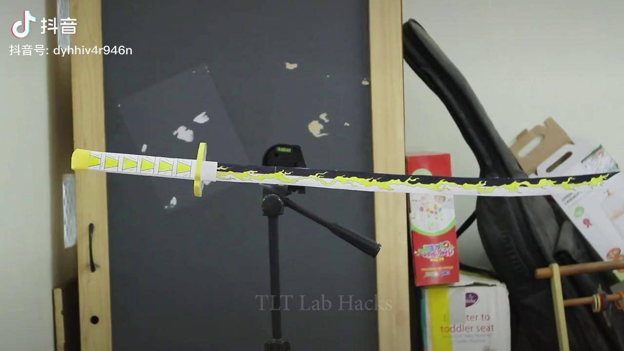 忍者武士刀的制作方法动手制作小朋友玩具一起来学习一下吧