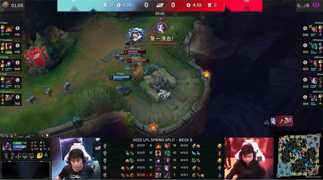 先锋|LOL-LPL：“H4cker奥特曼”赵信奋勇开团，UP有惊无险2-1击败TT