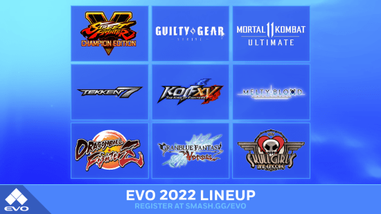 拳皇|EVO 2022比赛项目公布 含《拳皇15》《月姬格斗》等