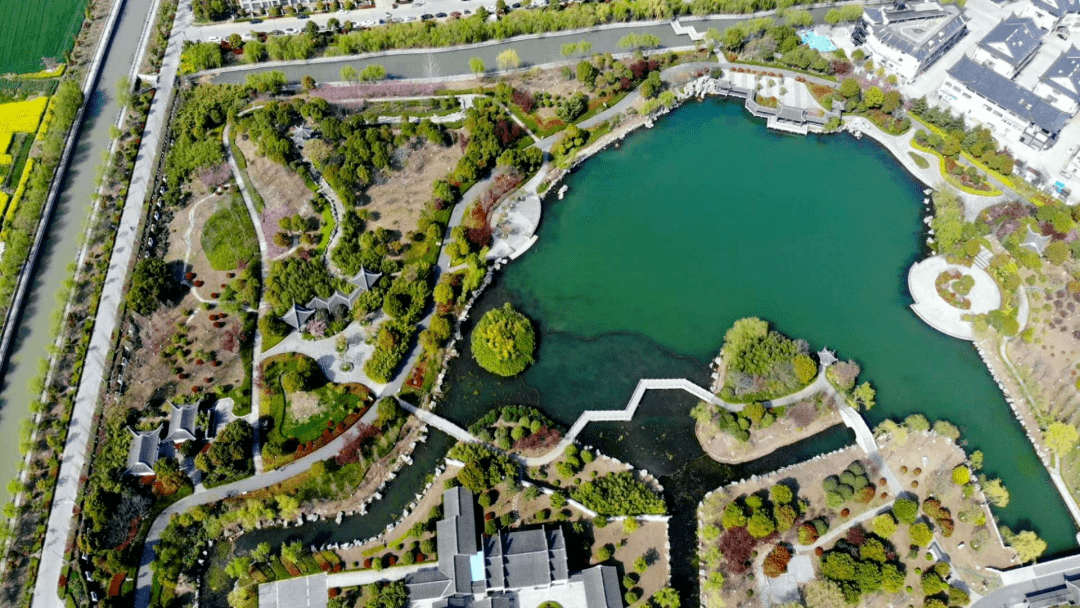 空中看戴南风景美如画