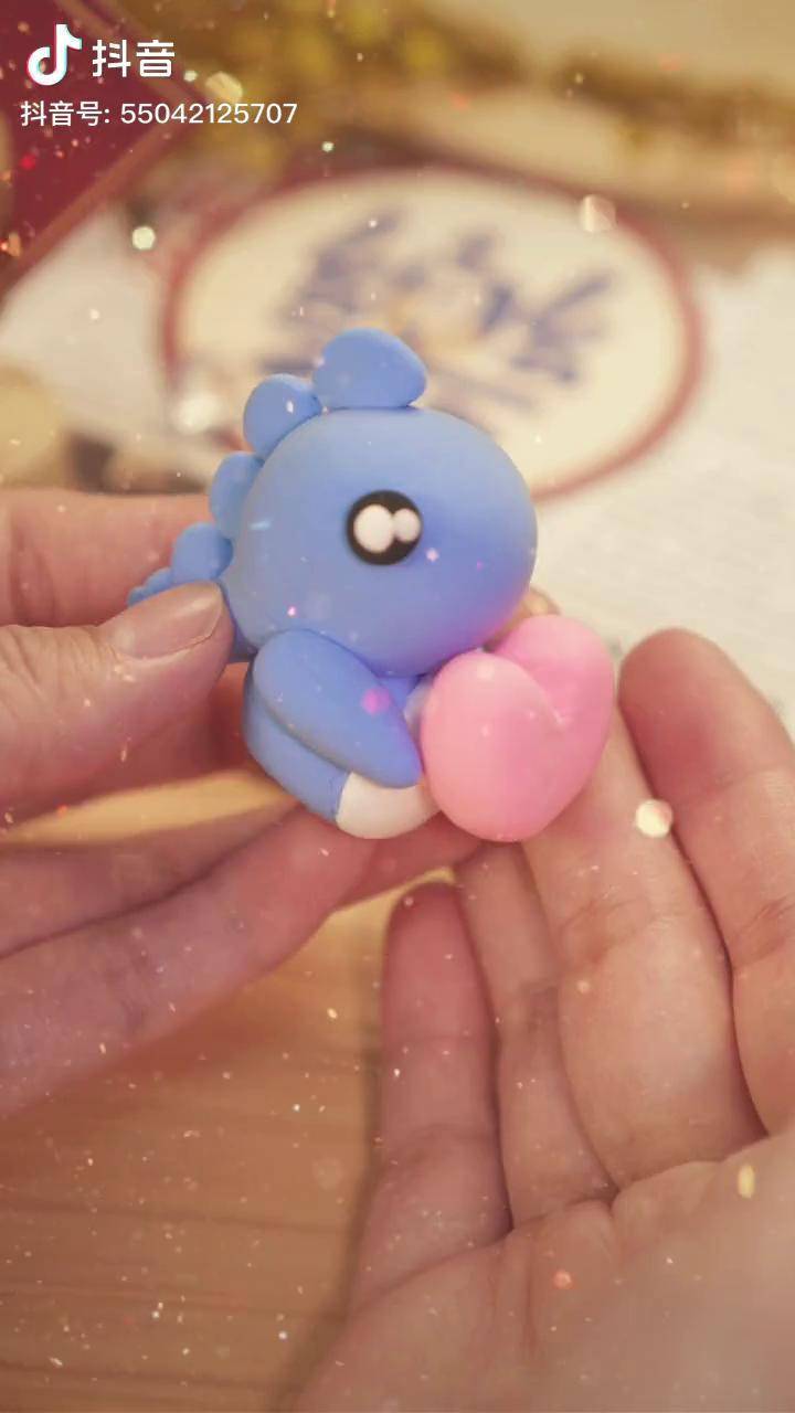 小恐龙粘土教程粘土手工粘土教程dou小助手