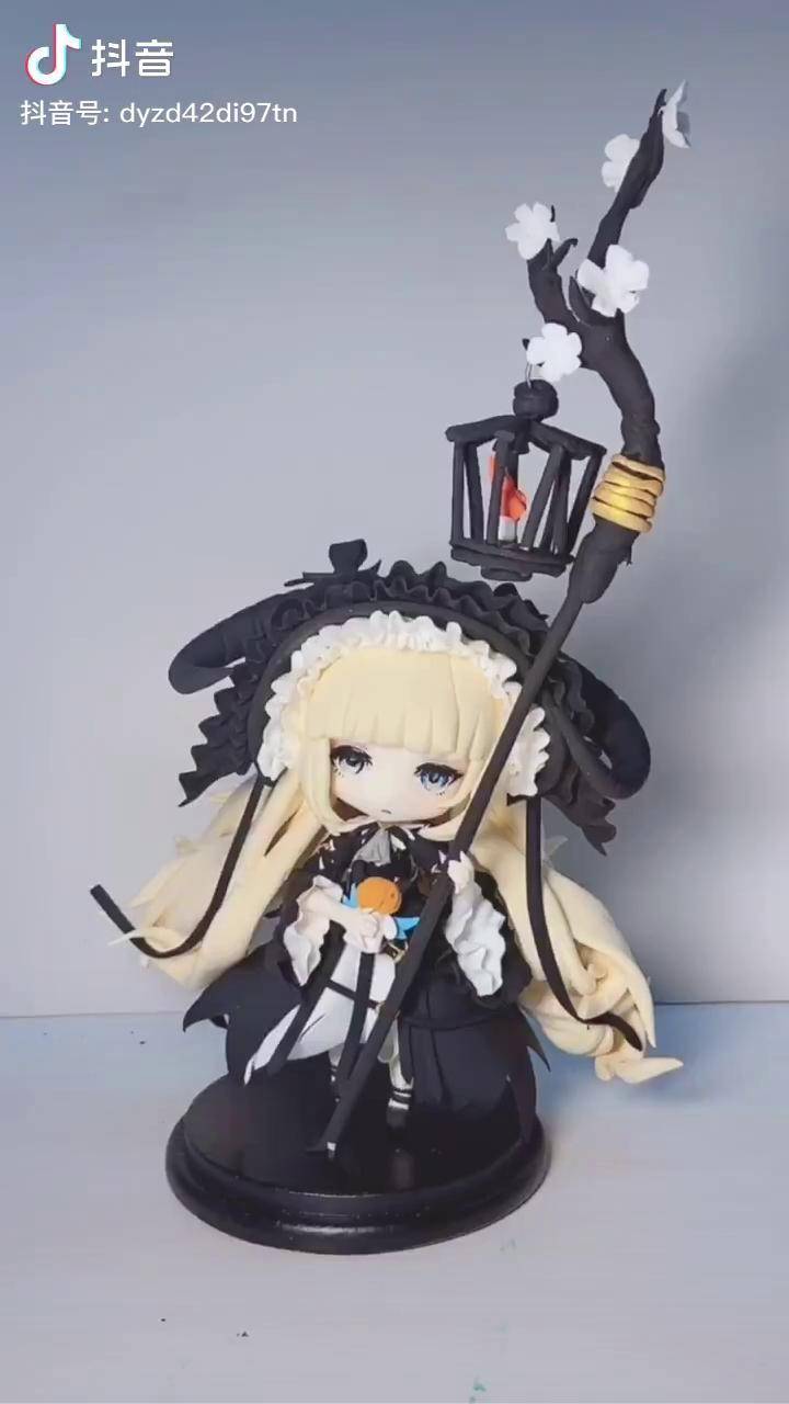 明日方舟夜莺超轻粘土手工