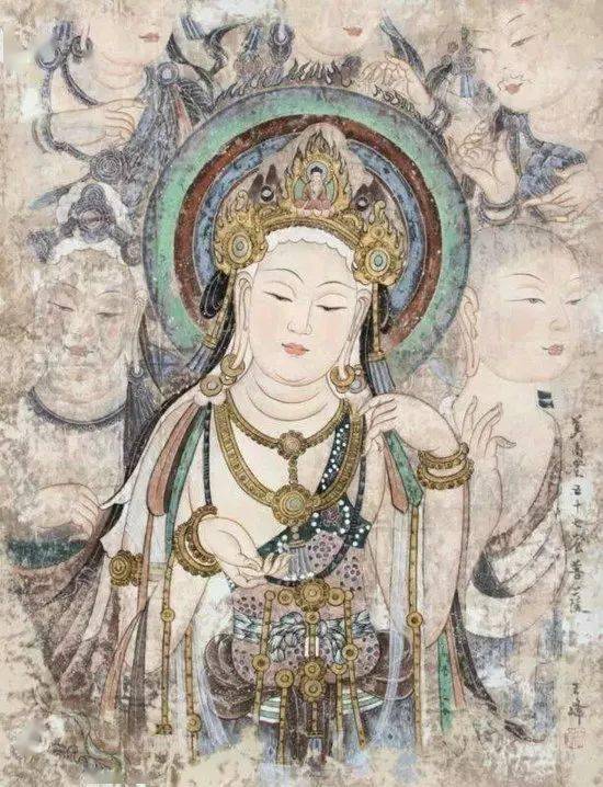 敦煌壁画中佛像的手姿是敦煌艺术的重要组成部分,数量巨多,技艺精湛.