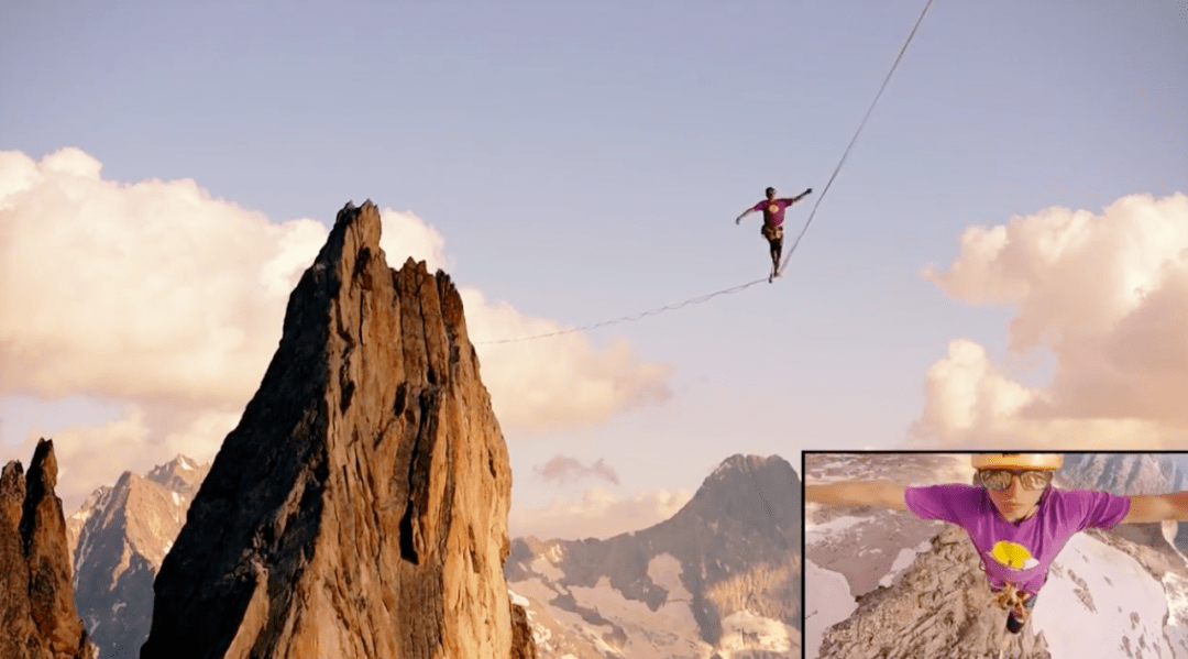 悬崖倒立百米高空走绳,全世界最胆大的人都在这!_挑战_bridi_极限