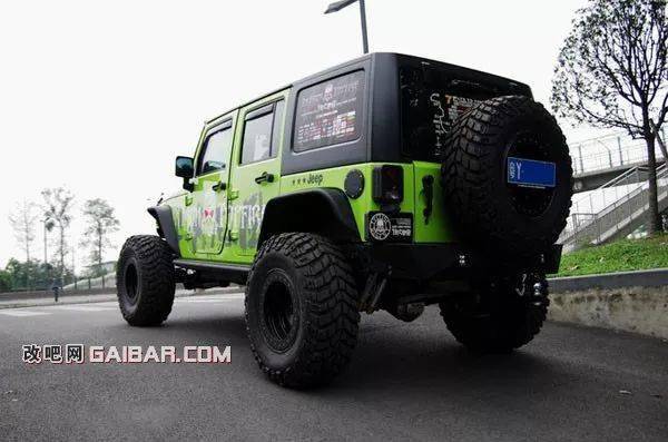 绿巨人牧马人teraflex 4寸长臂升高改装