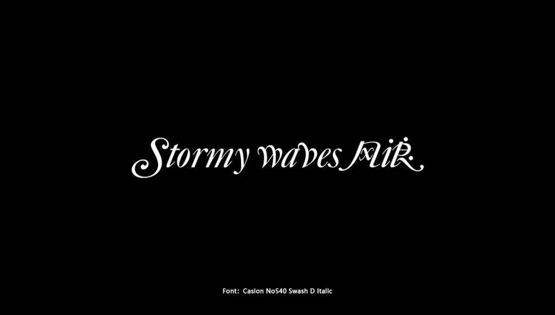 字体设计之西文中用