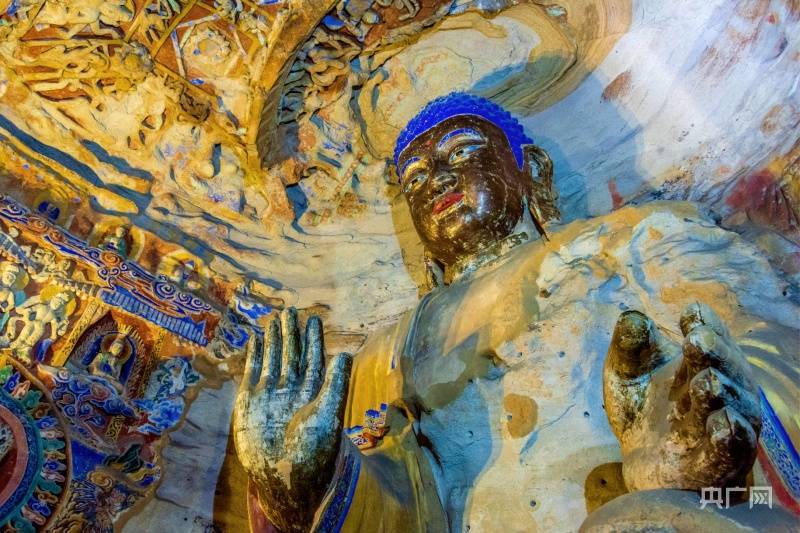 艺术|山西云冈石窟最大佛像所在第5窟升级后重新开放