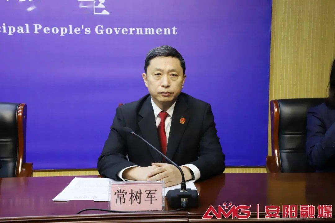 市中级法院党组成员,副院长常树军(安阳融媒记者 郭有明 摄)安阳法院