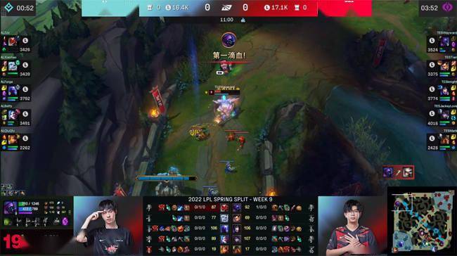 泰坦|LOL-LPL：JackeyLove德莱文无情双斧爆砍三杀，TES 2-0击败AL