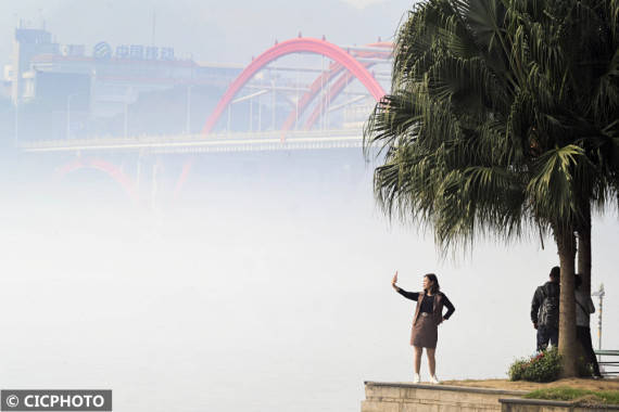 云雾|广西柳州：雾中柳江