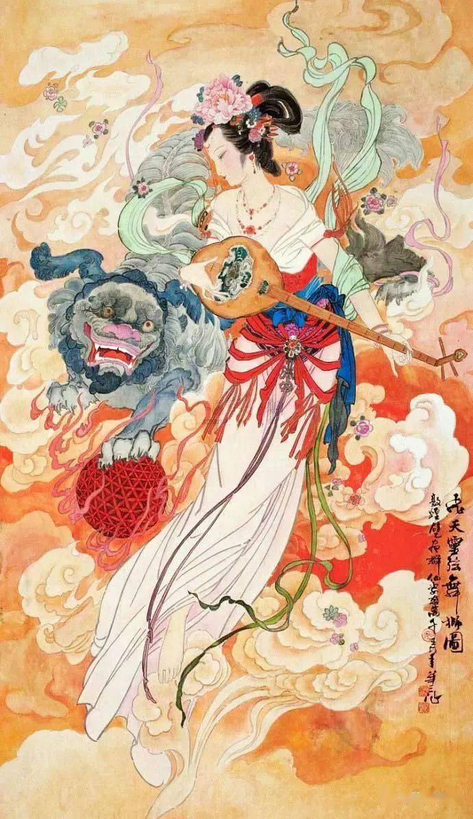 华三川画仕女千娇百媚30幅