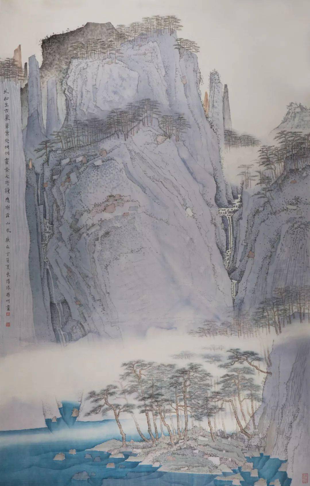 旷达高远,清秋爽利|张扬明山水画_绘画_作品集_古人