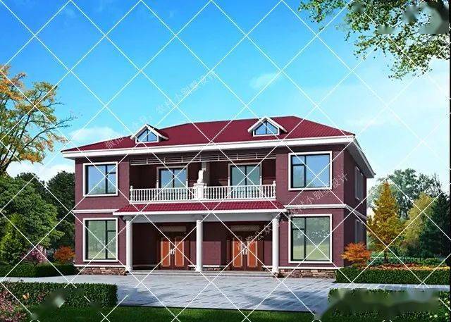 88套兄弟双拼农村别墅自建房2022双拼别墅首选