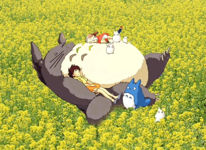 云踏青宫崎骏画风的油菜花海惊艳了整个春天