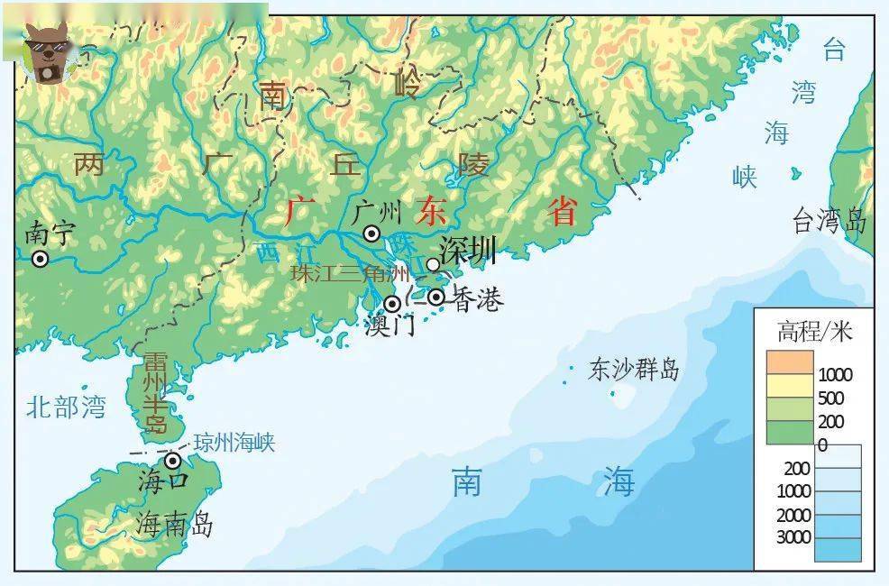 深圳市位于中国广东省中南部珠江口